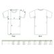 T-shirt unisex in tessuto con maniche corte e collo rotondo.