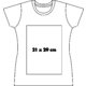T-shirt in cotone da donna con maniche corte e girocollo.