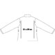Felpa da donna in cotone con zip integrale.