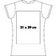 T-shirt ecologica da donna in tessuto a maniche corte.