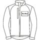 Giacca softshell da uomo con zip integrale e tasche laterali.