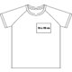 T-shirt sportiva bianca da uomo a maniche corte.
