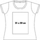T-shirt in cotone da donna con collo rotondo e maniche corte.
