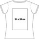 T-shirt in cotone da donna a maniche corte.