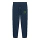 Pantaloni da jogging blu navy in cotone organico con coulisse.