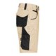 Pantaloncini beige/nero in misto poliestere-cotone con multiple tasche.