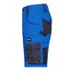 Pantaloncini da lavoro blu in misto poliestere-cotone con tasche multiple.