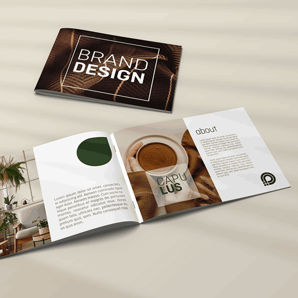 Immagine Rivista aperta in corporate design